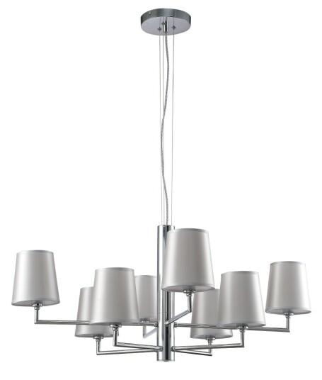 Фото Люстра Crystal Lux AZUL SP8 CHROME