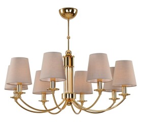 Фото Люстра Crystal Lux CAMILA SP8 GOLD