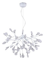 Фото Светильник подвесной Crystal Lux EVITA SP63 WHITE/TRANSPARENT