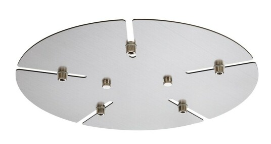 Фото Универсальная потолочная база Crystal Lux D350-5 NICKEL