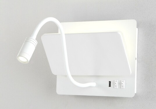 Фото Бра Crystal Lux CLT 226W250USB WH