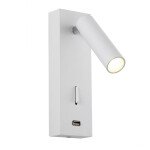 Фото 3 Бра Crystal Lux CLT 210W USB WH