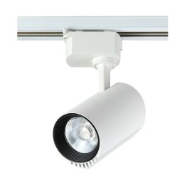 Фото Cветильник трековый однофазный Crystal Lux CLT 0.31 007 10W WH