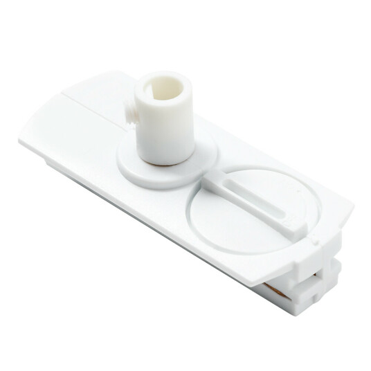 Фото Адаптер для однофазного шинопровода Crystal Lux CLT 0.212 02 WH