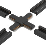 Фото 3 Соединитель X-образный (однофазный) Crystal Lux CLT 0.211 09 BL