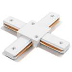 Фото 1 Соединитель X-образный (однофазный) Crystal Lux CLT 0.211 09 WH