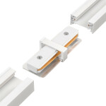 Фото 3 Соединитель линейный (однофазный) для встреиваемого шинопровода Crystal Lux CLT 0.2211 01 WH