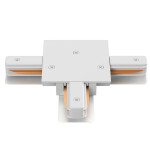 Фото 1 Соединитель Т-образный (однофазный) для встраиваемого шинопровода Crystal Lux CLT 0.2211 02 WH