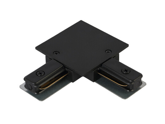 Фото Соединитель L-образный (однофазный) для встраиваемого шинопровода Crystal Lux CLT 0.2211 03 BL