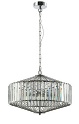 Фото Люстра Crystal Lux FIESTA SP5 CHROME/TRANSPARENTE