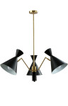 Фото Люстра Crystal Lux JOVEN SP3 GOLD/BLACK