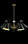 Фото 3 Люстра Crystal Lux JOVEN SP5 GOLD/BLACK