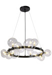 Фото 2 Люстра Crystal Lux AGATA SP15 V2 BLACK/TRANSPARENTE