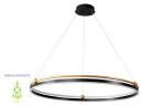 Фото Люстра Crystal Lux FERNANDO SP88W LED D1000 BLACK/GOLD