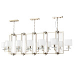 Фото 1 Люстры Crystal Lux NICOLAS SP12 L1600 GOLD/WHITE