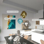 Фото 2 Светильник подвесной Crystal Lux NUESTRO SP1 CHROME/SMOKE