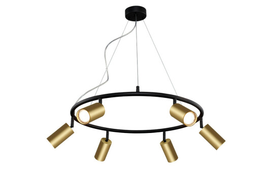 Фото Светильник подвесной Crystal Lux CLT 015C6 D600 BL-GO