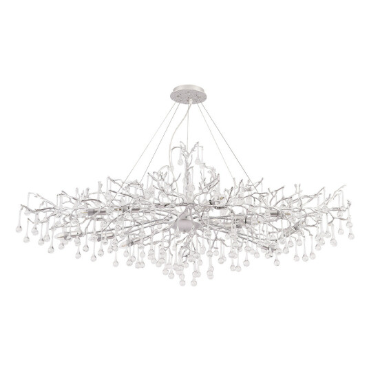 Фото Люстра Crystal Lux REINA V2 SP16 L1500 SILVER PATINA