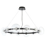 Фото 2 Люстра Crystal Lux BOSQUE SP12 BLACK/TRANSPARENT
