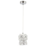 Фото 2 Подвесной светильник Crystal Lux ROLANDO SP1.1 CHROME
