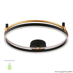 Фото Светильник потолочный Crystal Lux FERNANDO PL72W LED BLACK/GOLD