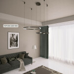 Фото 2 Люстра Crystal Lux FORTUNA SP123W LED BLACK