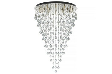 Фото Подвесная хрустальная люстра Arti Lampadari Flusso H 1.4.80.615 N