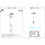 Фото 1 Светильник настенный iLamp King RM6201-1P CR+CL