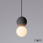 Фото 1 Подвесной светильник iLamp FOXTROT 10694P/1-D100 BLACK&WHITE