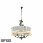 Фото Подвесная люстра iLamp Silverstone P9504-6 Nickel