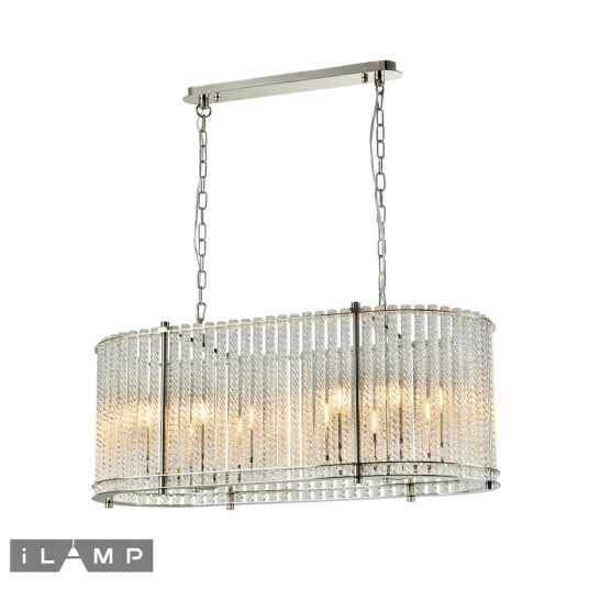 Фото Подвесная люстра iLamp Manhattan P2554-12 Nickel