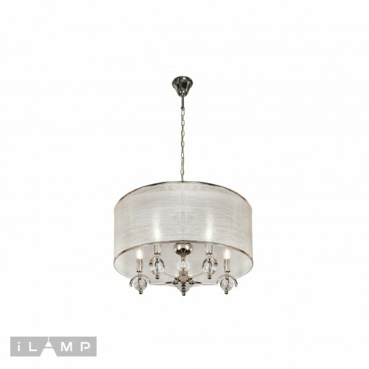 Фото Подвесная люстра iLamp Chelsea P2400-5 Nickel