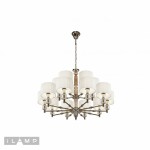 Фото 1 Подвесная люстра iLamp Alexa P2404-10+5 Nickel