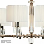 Фото 2 Подвесная люстра iLamp Alexa P2404-8 Nickel