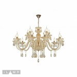 Фото Подвесная люстра iLamp Asia 81072-10+5 WH