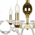 Фото 2 Подвесная люстра iLamp Flo YT2049-8 GD+Cear