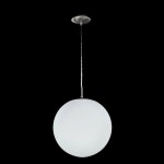 Фото 1 CL941301 Шар 30см Белый+Хром Мат. Подвес