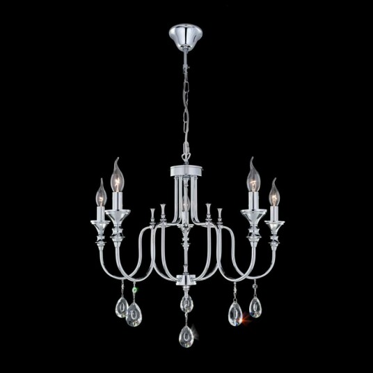 Фото CL437151 Рига Хром Св-к Люстра