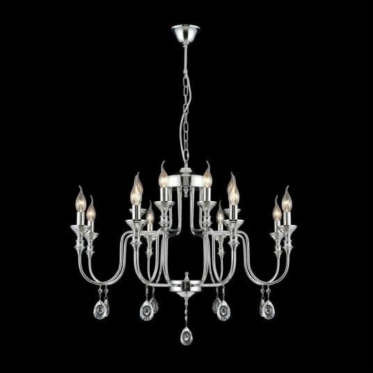 Фото CL437221 Рига Хром Св-к Люстра