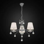 Фото 1 CL438131 Шелли Хром+Белый Св-к Люстра