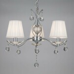 Фото 2 CL438131 Шелли Хром+Белый Св-к Люстра