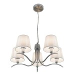 Фото CL439151 Эмма Хром+Белый Св-к Люстра