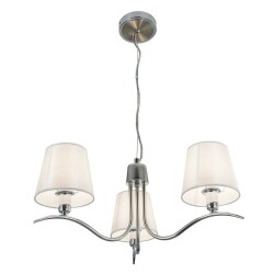 Фото CL439131 Эмма Хром+Белый Св-к Люстра