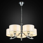 Фото 1 CL466150 Эвита Хром+Белый Св-к Люстра