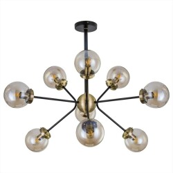 Фото CL105295 Планета Черн+Дымч. Св-к Люстра