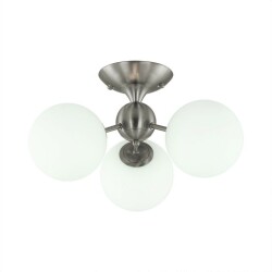 Фото CL102134 Томми Хром Мат.+ Белый Св-к Люстра