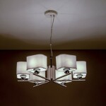 Фото 4 CL469265 Тильда Белый+Атлас Св-к Люстра