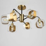 Фото 4 CL140161 Бертон Бронза+Черный Св-к Люстра