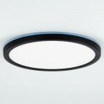 Фото 2 CL738241EL Бейсик Лайн Черный Св-к с пультом LED+RGB 30W