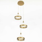 Фото 3 CL719032 Дуэт Золото Люстра